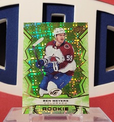 Ben Meyers 2022-23 - Green Parralel Rookie Ud Ice #132